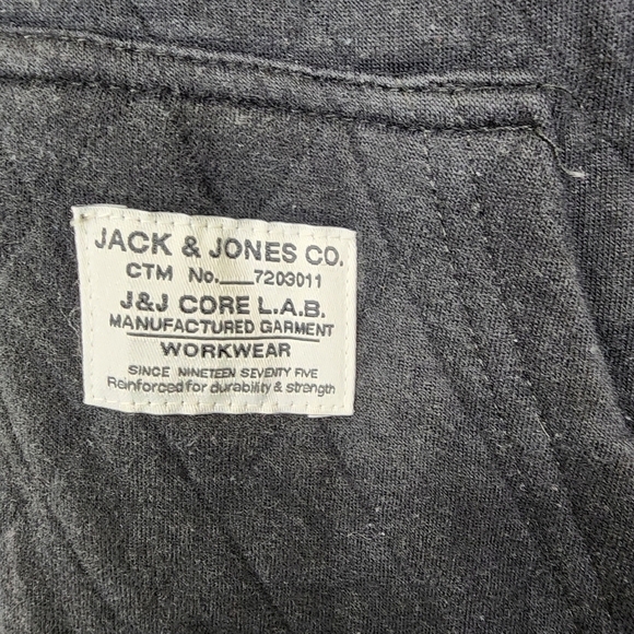 Jack & Jones Core Workwear Black Quilted Jacket Size S - Picture 8 of 14